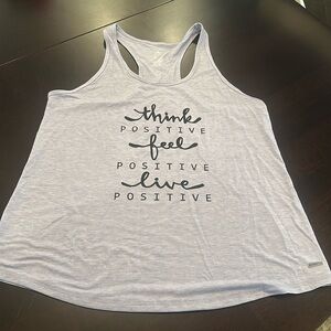 NWOT racer back tank top -size Large